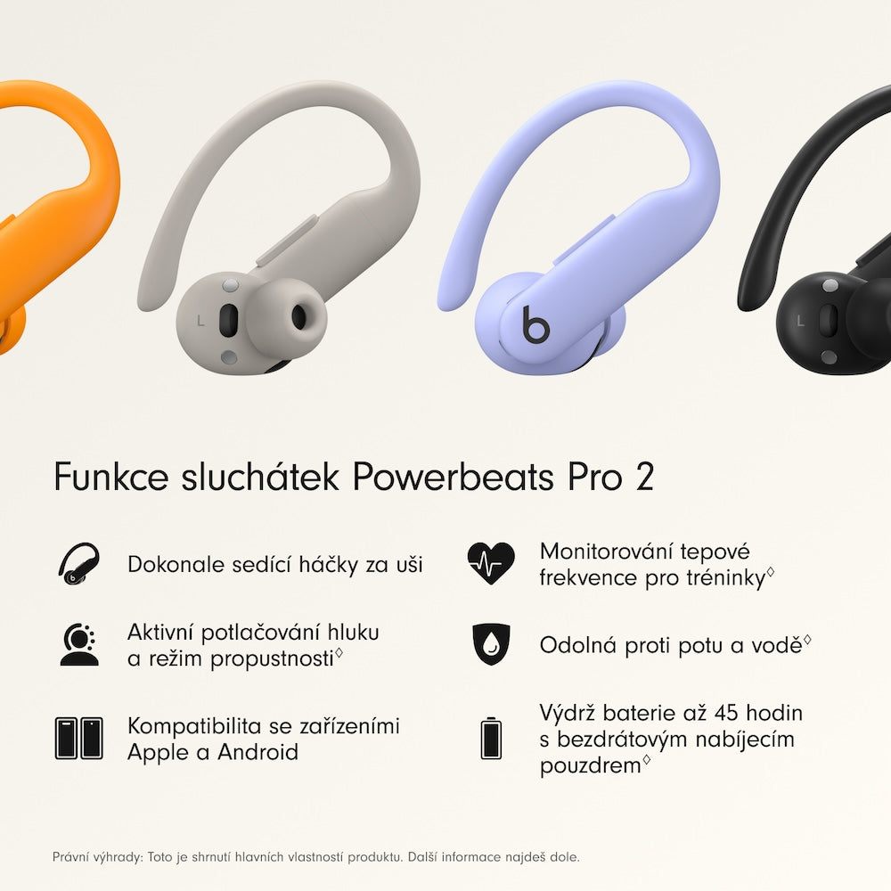 Bezdrátová sluchátka Beats Powerbeats Pro 2 – intenzivní fialová - iSTYLE CZ