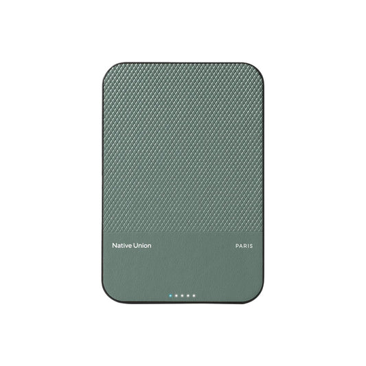 MagSafe powerbanka Native Union (Re)Classic 5000mAh - zelená - iSTYLE CZ