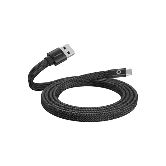 Magnetický 27W nabíjecí kabel Mobile Origin Original Flat Cable USB-A / USB-C 1m - černý - iSTYLE CZ