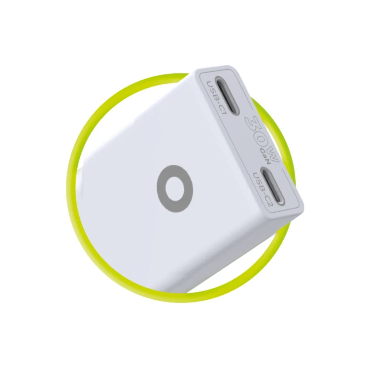 30W adaptér Mobile Origin GaN Slim Charger MO18 - bílý - iSTYLE CZ