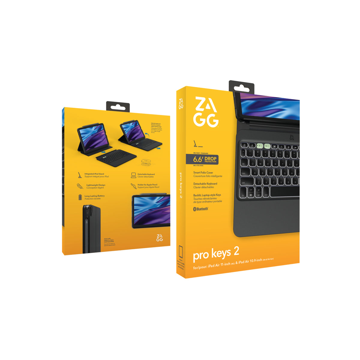 Klávesnice pro iPad Pro 11" ZAGG Keyboard Pro Keys 2 CZ - černá - iSTYLE CZ