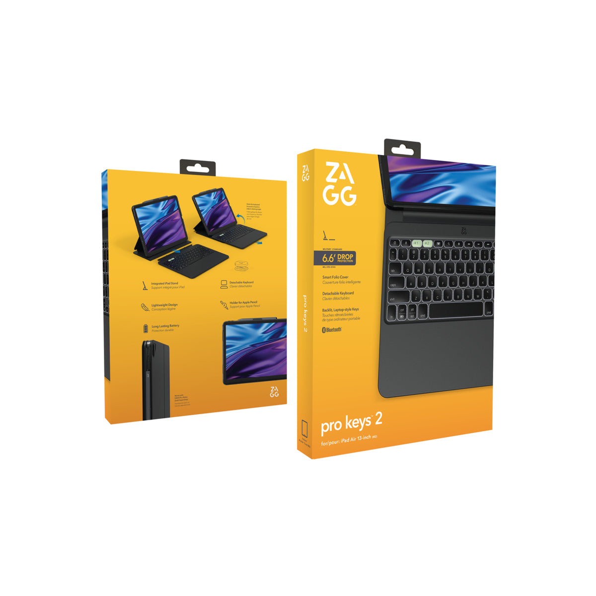 Klávesnice pro iPad Air 13" ZAGG Keyboard Pro Keys 2 CZ - černá - iSTYLE CZ
