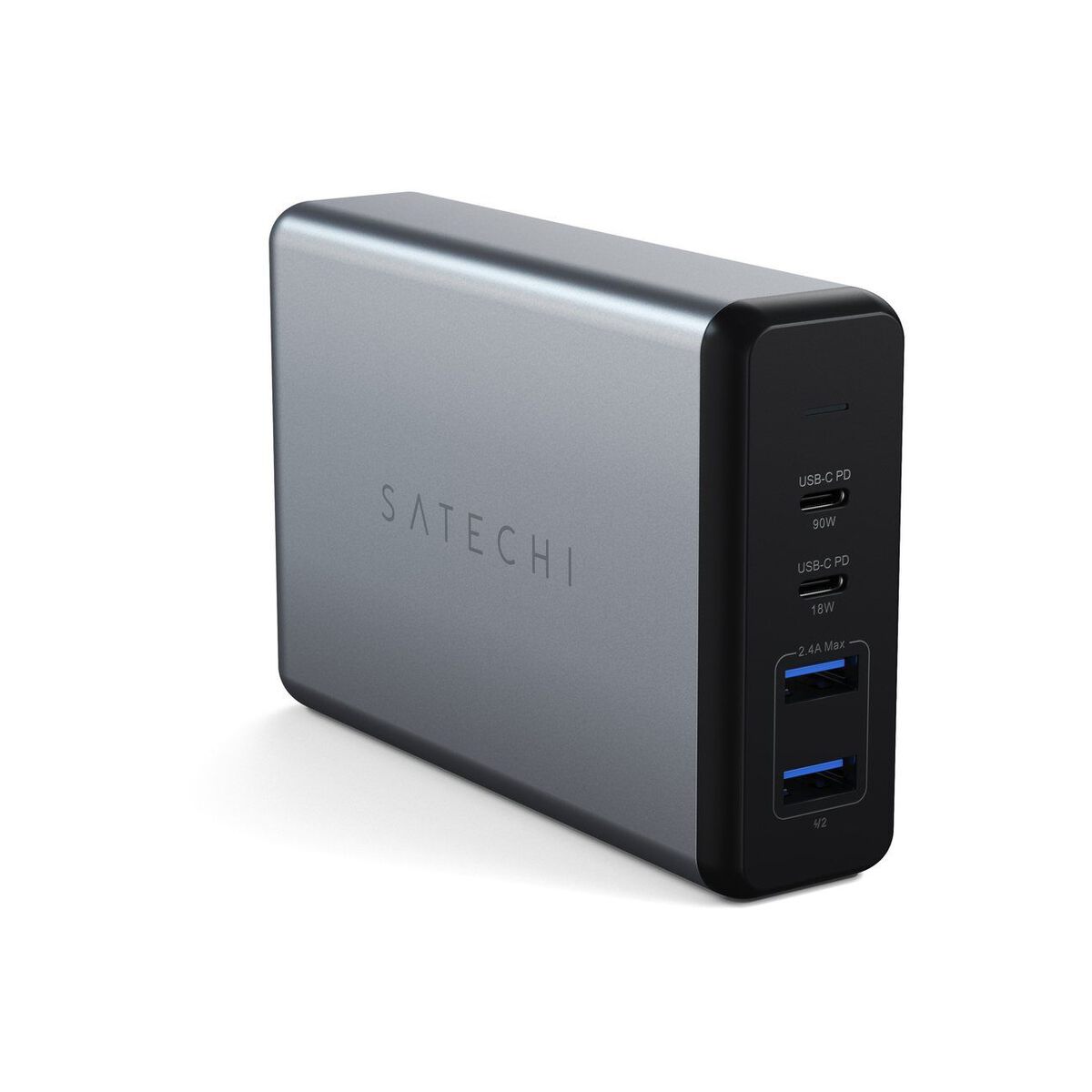 75W dvojitá USB-C PD cestovní nabíječka Satechi - vesmírně šedá - iSTYLE CZ