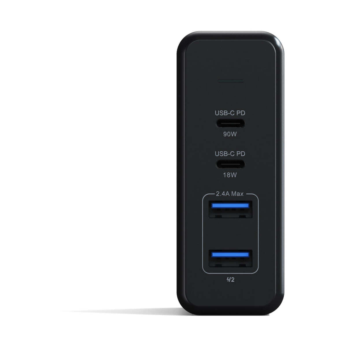 75W dvojitá USB-C PD cestovní nabíječka Satechi - vesmírně šedá - iSTYLE CZ