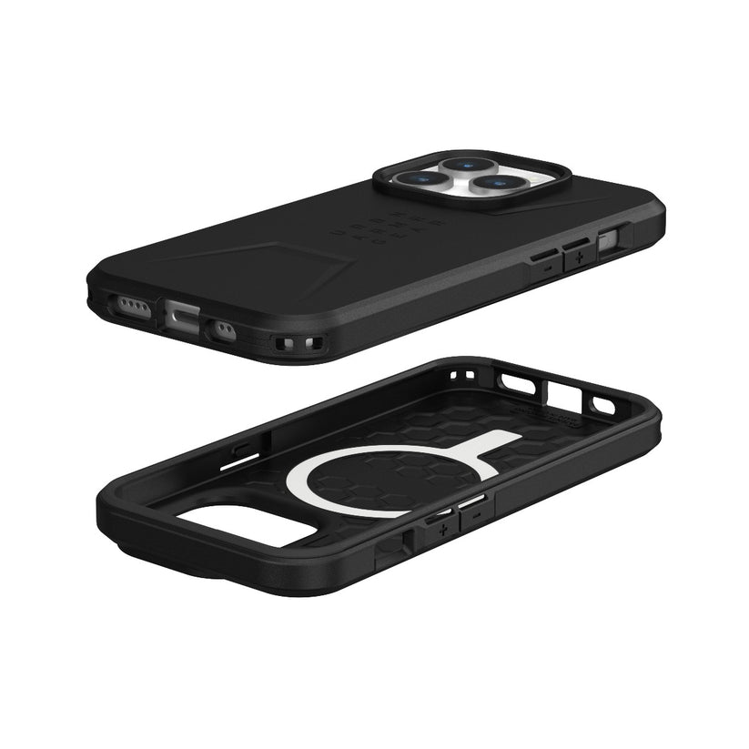 Kryt pro iPhone 15 Pro UAG Civilian MagSafe - černý - iSTYLE CZ