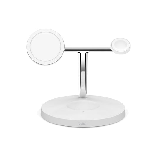 MagSafe bezdrátový nabíjecí stojan Belkin 3v1 - bílý - iSTYLE CZ