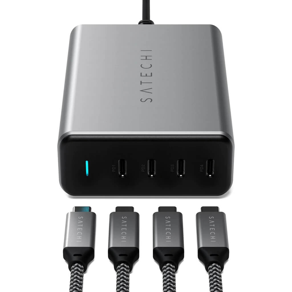 4portová PD GAN 165W USB-C nabíječka Satechi - iSTYLE CZ