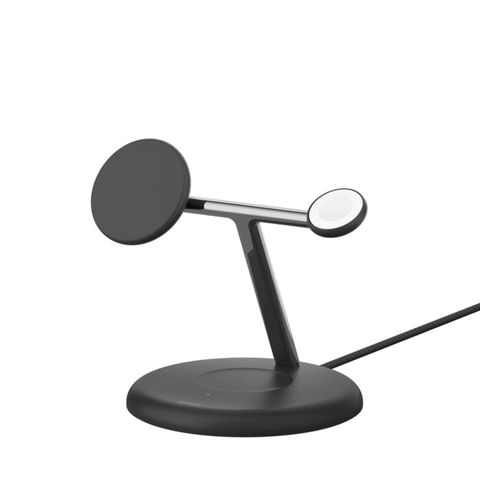 MagSafe bezdrátový nabíjecí stojan Belkin BoostCharge Pro 3in1 s Qi2 - černý - iSTYLE CZ