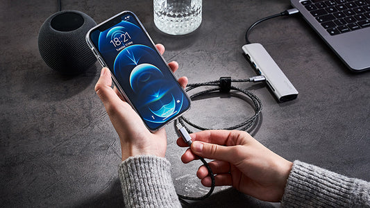 Odolný napájecí kabel USB-C 1,2m - vesmírně šedá - iSTYLE CZ