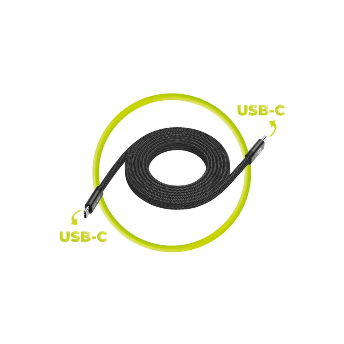 Magnetický 60W nabíjecí kabel Mobile Origin Original Flat Cable USB-C / USB-C 1m - černý - iSTYLE CZ