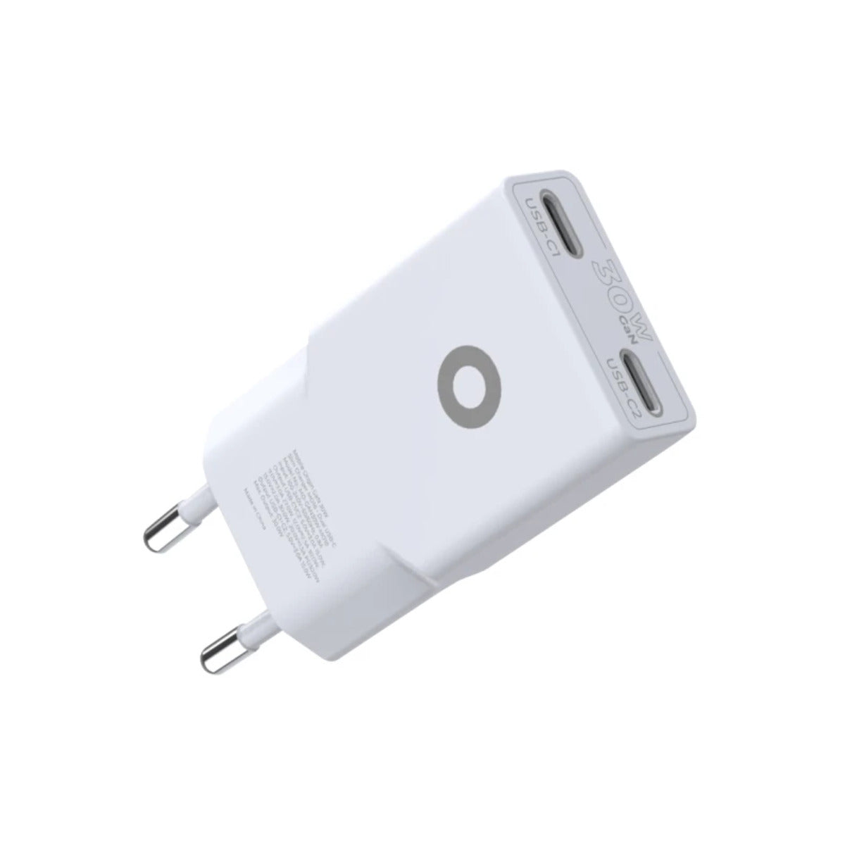 30W adaptér Mobile Origin GaN Slim Charger MO18 - bílý - iSTYLE CZ