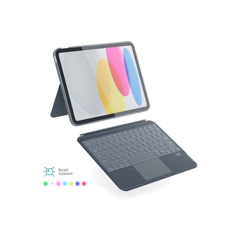 Kryt s českou klávesnicí na iPad 10,9" Epico Backlit Keyboard Case - šedý - iSTYLE CZ