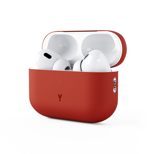 Silikonový kryt pro AirPods Pro 2. generace iSTYLE - červený - iSTYLE CZ