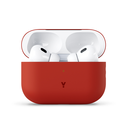 Silikonový kryt pro AirPods Pro 2. generace iSTYLE - červený - iSTYLE CZ