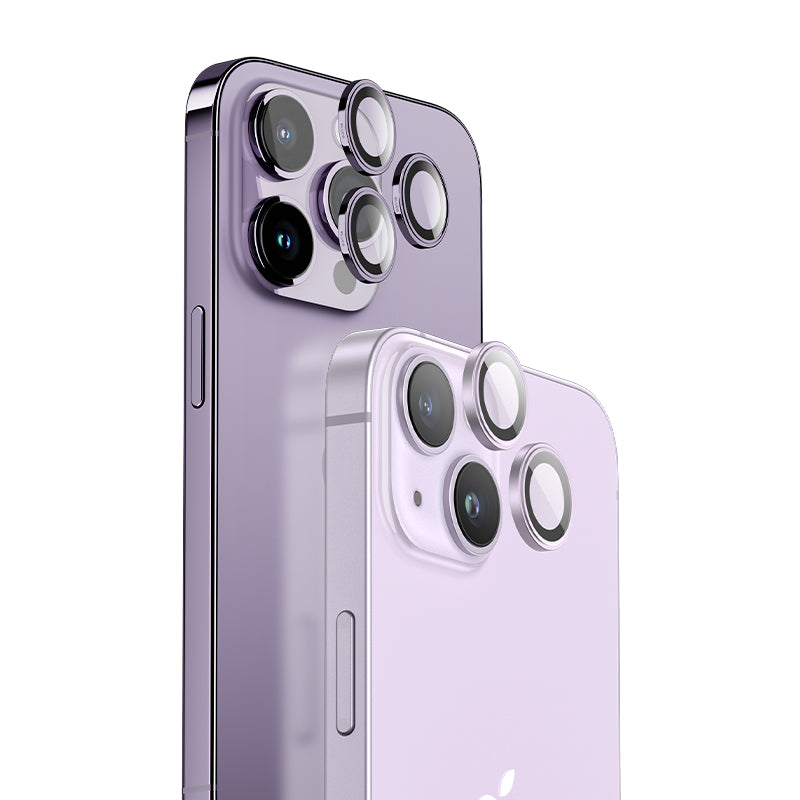 Safírové sklo na čočky pro iPhone 14 Pro / Pro Max Blueo - zlaté - iSTYLE CZ