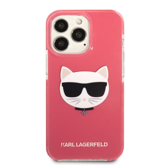 Kryt Karl Lagerfeld TPE Choupette Head pro iPhone 13 Pro Max - fialový - iSTYLE CZ