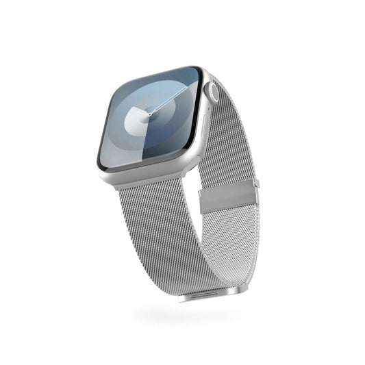 Milánský řemínek Epico pro Apple Watch 38/40/41 mm - stříbrný - iSTYLE CZ