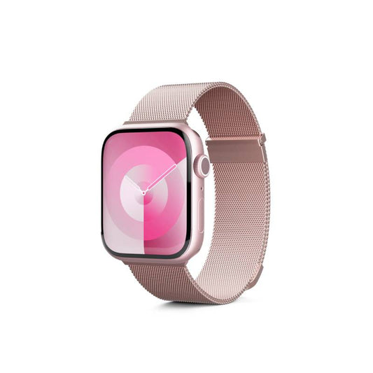 Milánský řemínek Epico pro Apple Watch 42/44/45/49 mm - růžově zlatý - iSTYLE CZ