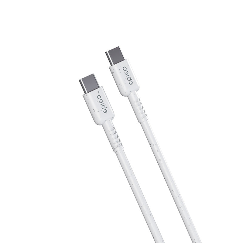 Kabel USB-C na USB-C Epico Resolve PD 1,2 m - bílý - iSTYLE CZ