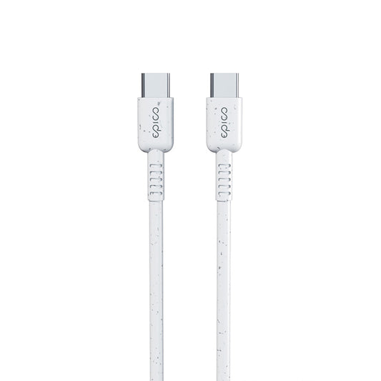 Kabel USB-C na USB-C Epico Resolve PD 1,2 m - bílý - iSTYLE CZ