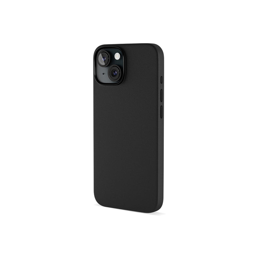 Kožený kryt pro iPhone 15 Epico Mag+ - černý - iSTYLE CZ