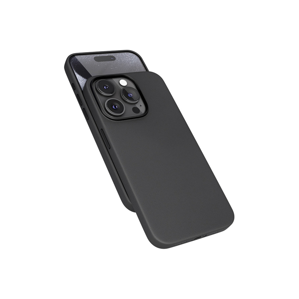 Kožený kryt pro iPhone 15 Pro Max Epico Mag+ - černý - iSTYLE CZ