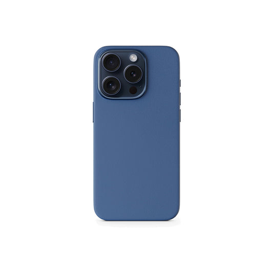 Kožený kryt pro iPhone 15 Pro Epico Mag+ - modrý - iSTYLE CZ