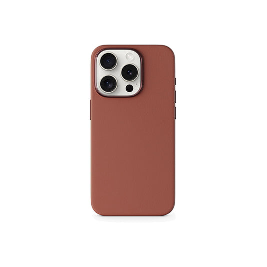 Kožený kryt pro iPhone 15 Pro Epico Mag+ - hnědý - iSTYLE CZ
