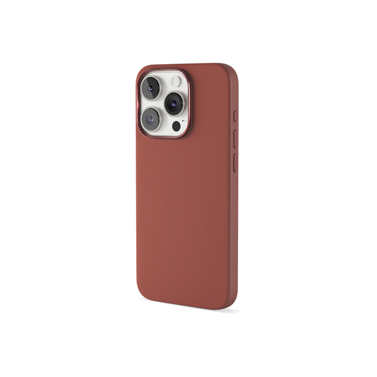 Kožený kryt pro iPhone 15 Pro Epico Mag+ - hnědý - iSTYLE CZ