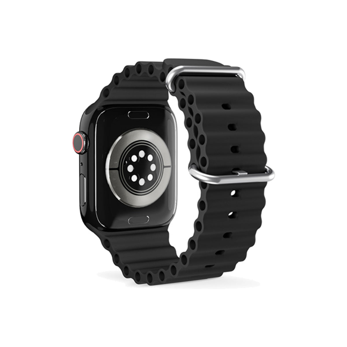 Řemínek pro Apple Watch 38/40/41 mm Epico Watch Strap Ocean - černý - iSTYLE CZ