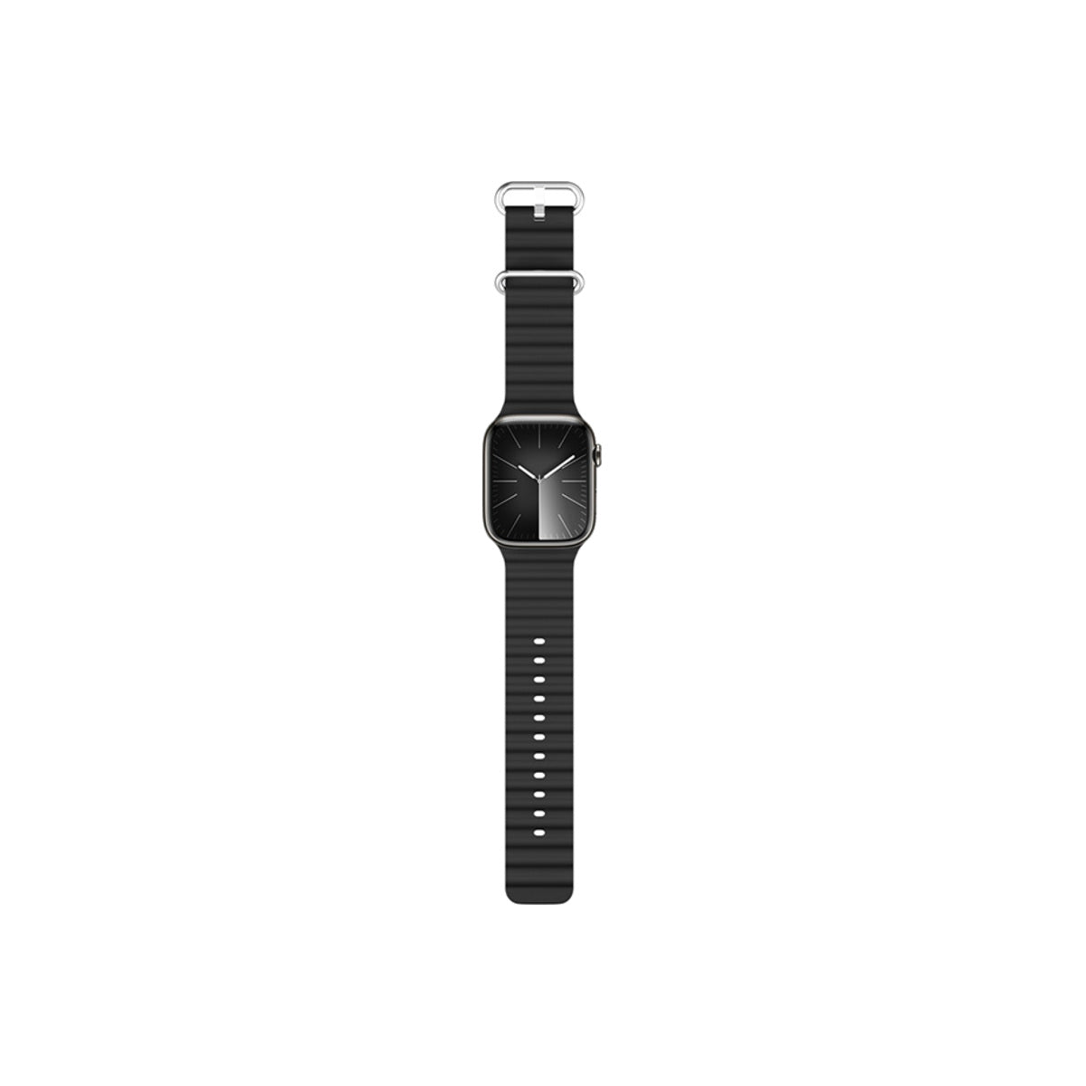 Řemínek pro Apple Watch 38/40/41 mm Epico Watch Strap Ocean - černý - iSTYLE CZ