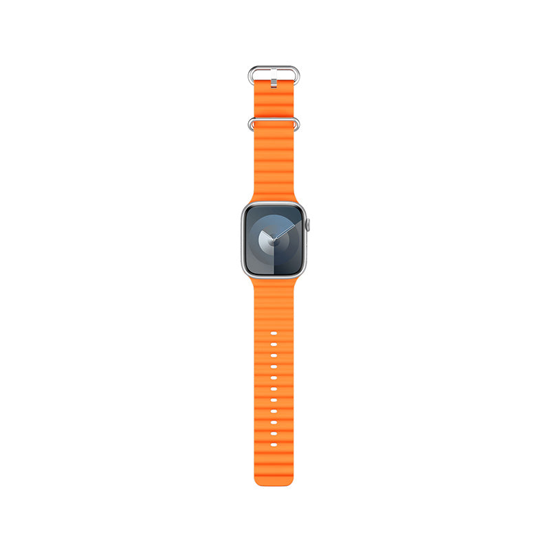 Řemínek pro Apple Watch 42/44/45/49 mm Epico Watch Strap Ocean - oranžový - iSTYLE CZ