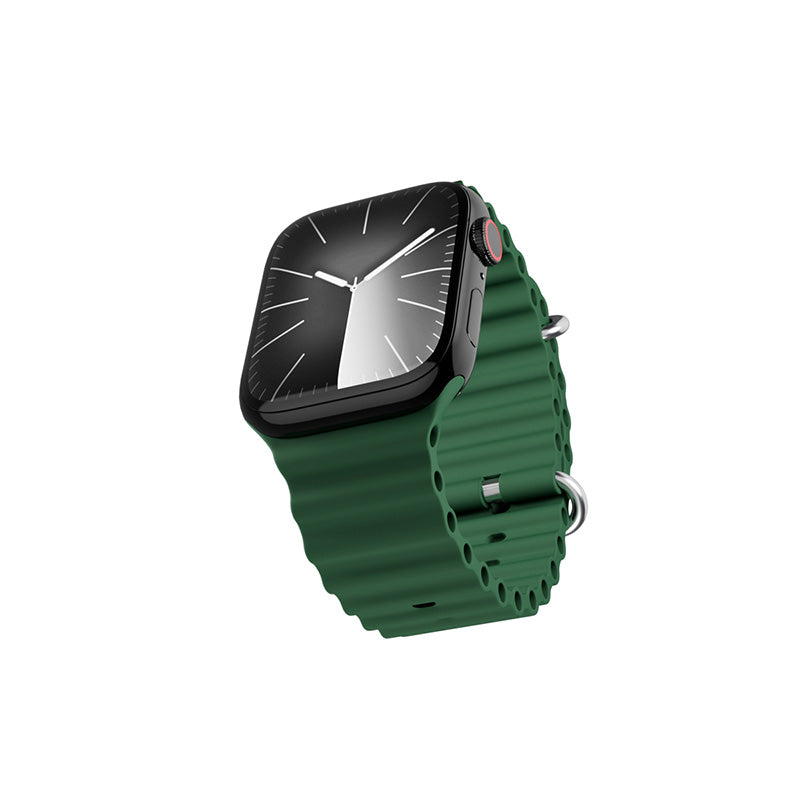 Řemínek pro Apple Watch 42/44/45/49 mm Epico Watch Strap Ocean - zelený - iSTYLE CZ