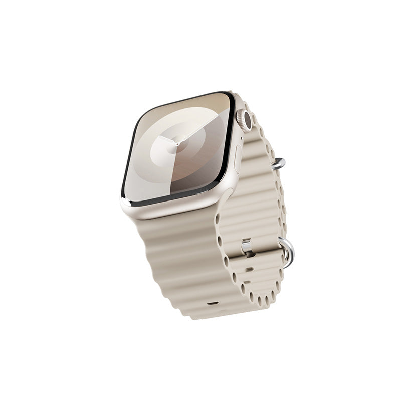 Řemínek pro Apple Watch 42/44/45/49 mm Epico Watch Strap Ocean - béžový - iSTYLE CZ