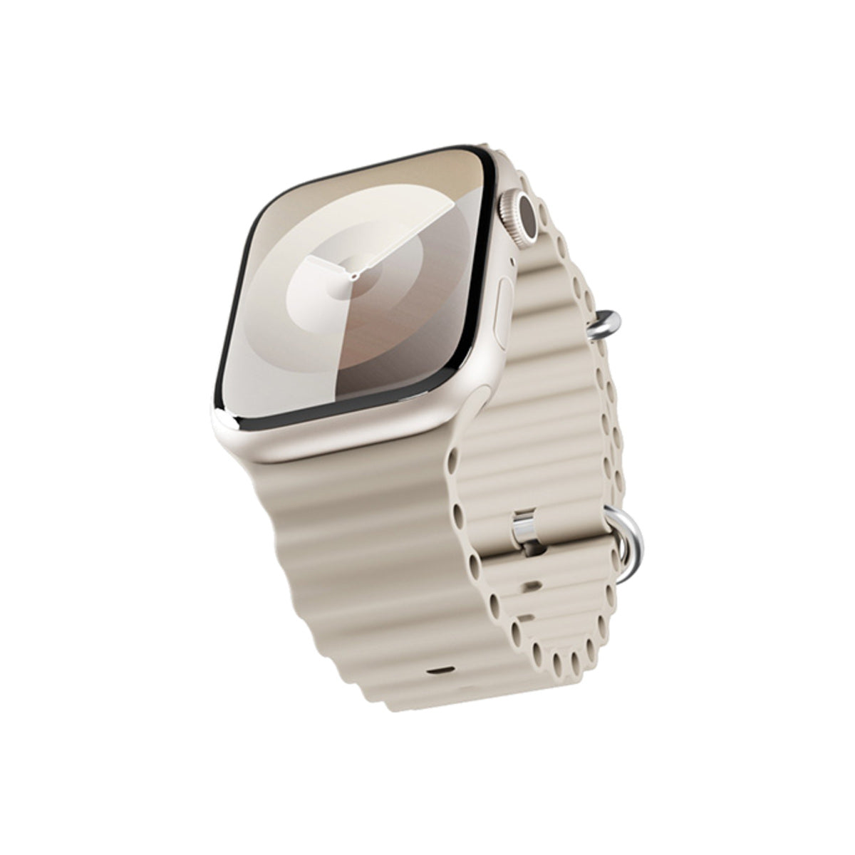 Řemínek pro Apple Watch 38/40/41 mm Epico Watch Strap Ocean - béžový - iSTYLE CZ