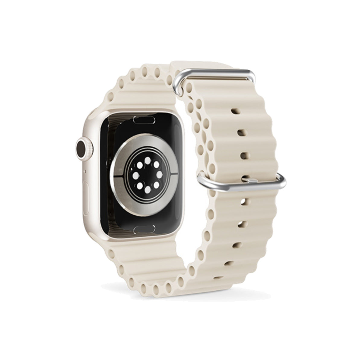 Řemínek pro Apple Watch 38/40/41 mm Epico Watch Strap Ocean - béžový - iSTYLE CZ