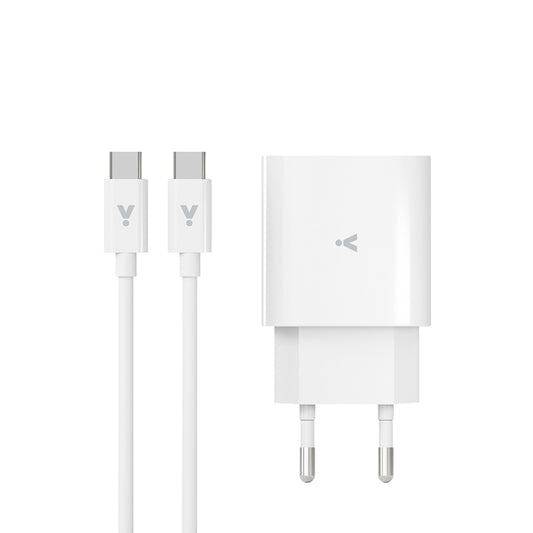 20W PD adaptér s 1,2m USB-C kabelem iSTYLE - bílý - iSTYLE CZ