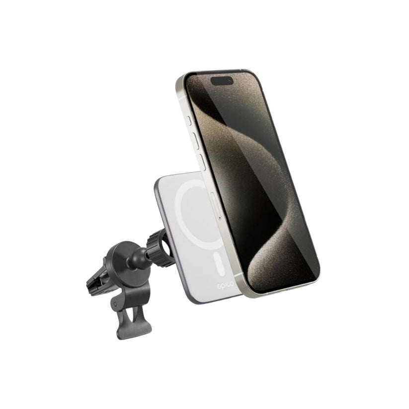 Ultratenká MagSafe nabíječka do auta iSTYLE Qi2 - stříbrná - iSTYLE CZ