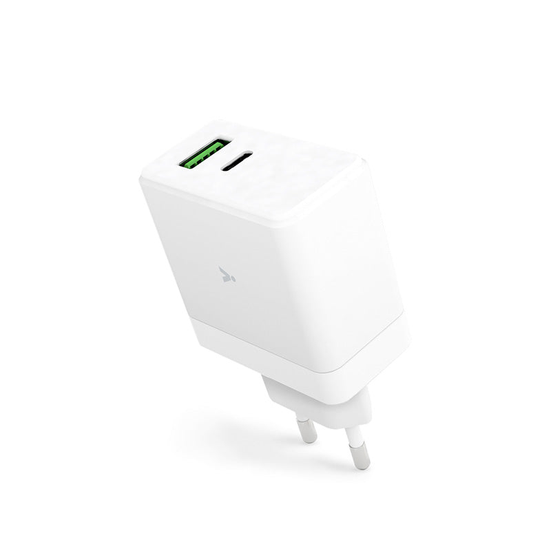 65W GaN adaptér s 2m USB-C kabelem iSTYLE - bílý - iSTYLE CZ