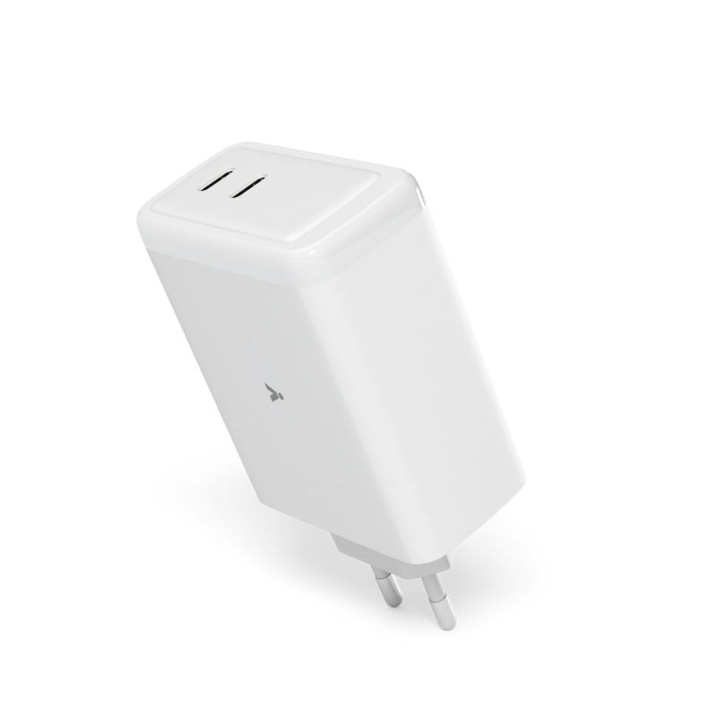 100W GaN adaptér s 2m USB-C kabelem iSTYLE - bílý - iSTYLE CZ