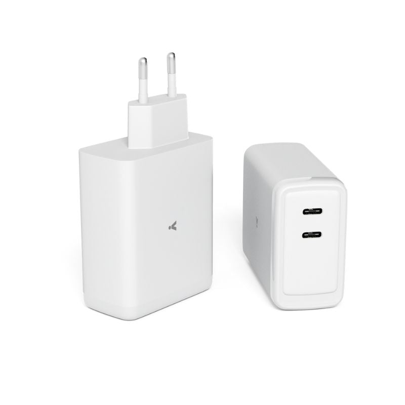 100W GaN adaptér s 2m USB-C kabelem iSTYLE - bílý - iSTYLE CZ