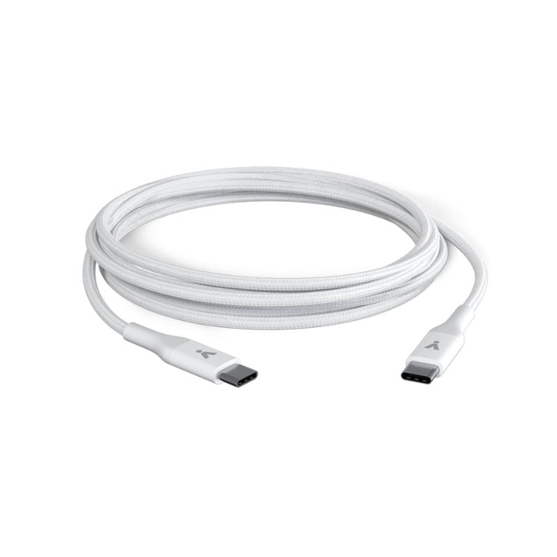 100W GaN adaptér s 2m USB-C kabelem iSTYLE - bílý - iSTYLE CZ