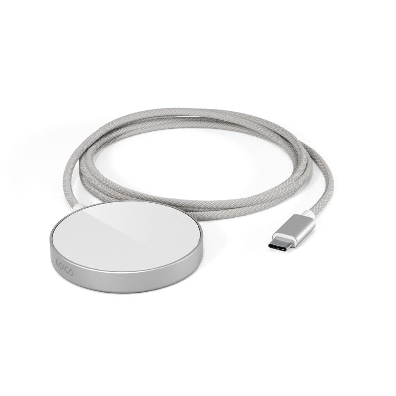 MagSafe nabíječka Epico UltraBase Qi2 Mag+ Charging Pad EO50 - stříbrná - iSTYLE CZ