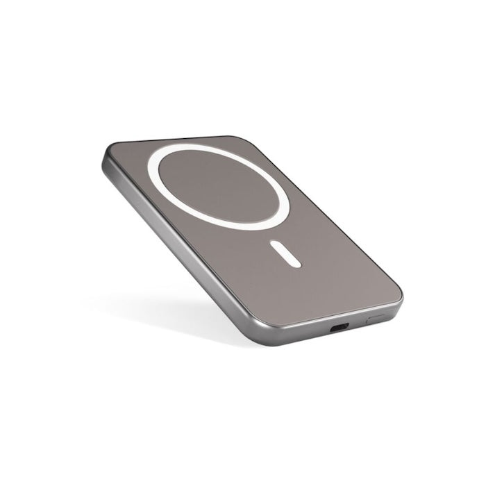 MagSafe bezdrátová powerbanka Epico UltraPack 5000mAh Mag+ - stříbrná - iSTYLE CZ