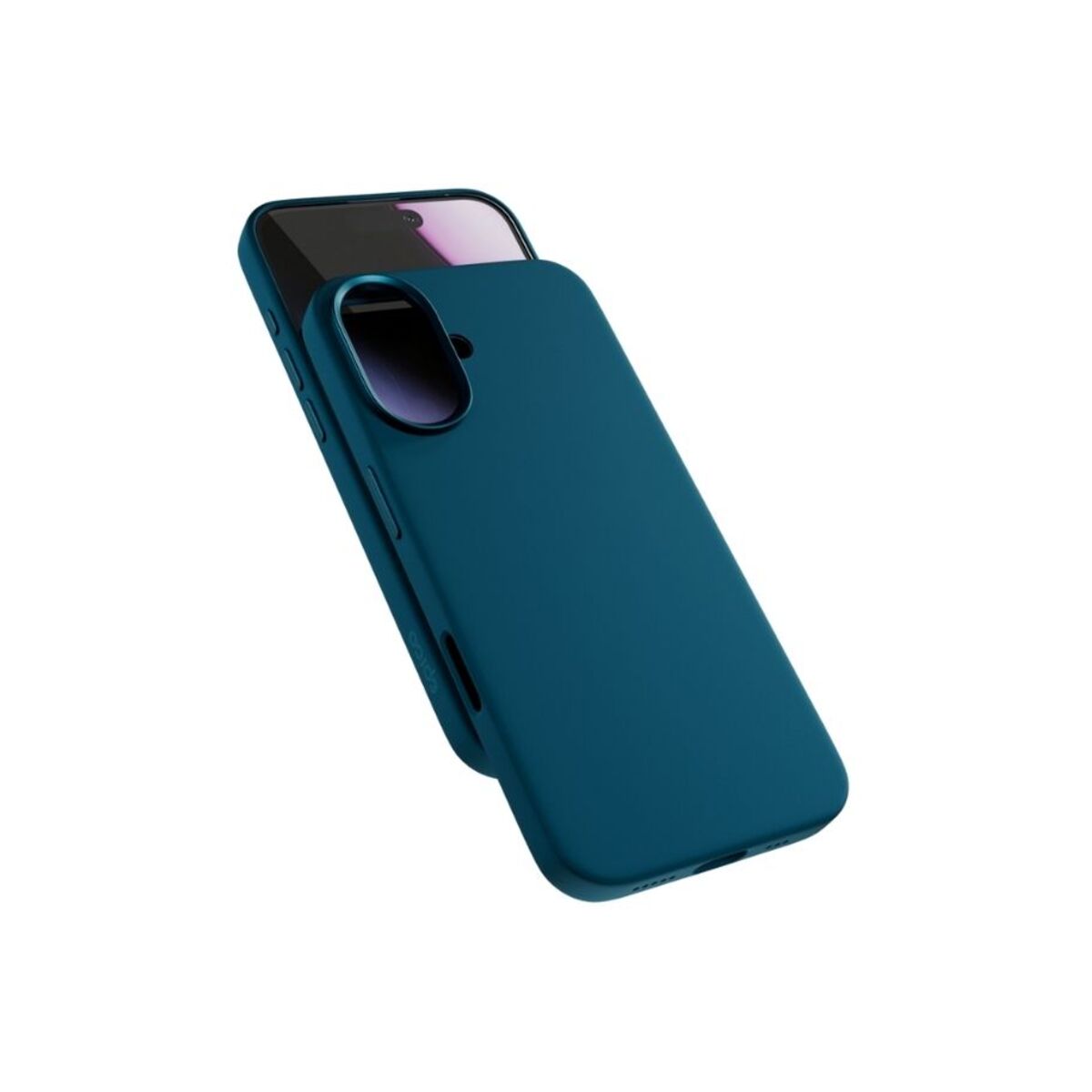 Kryt pro iPhone 17 Epico Silicone Pro Mag+ Case - petrolejově modrý