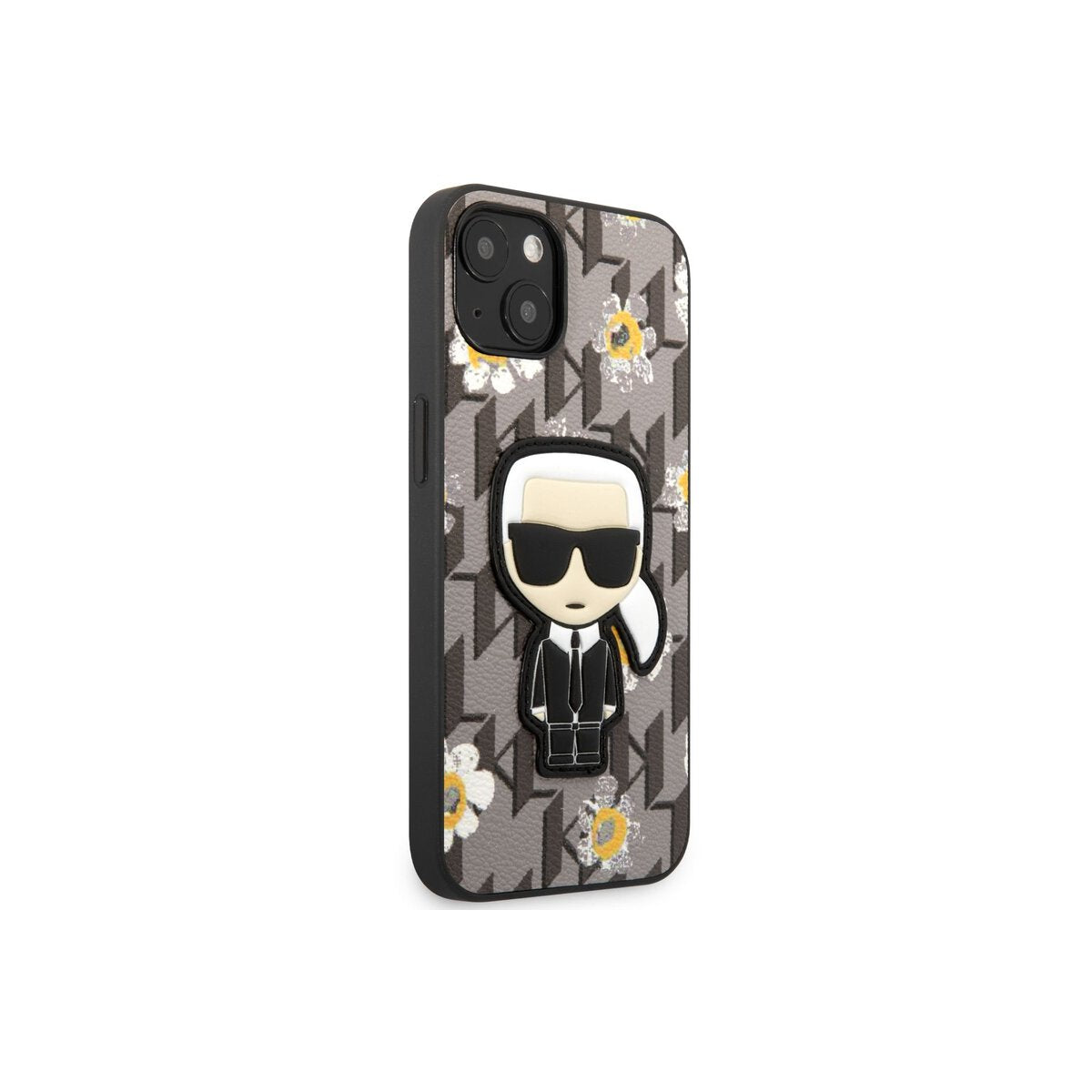 Kryt na iPhone 13 mini Karl Lagerfeld Ikonik Flower - šedý - iSTYLE CZ