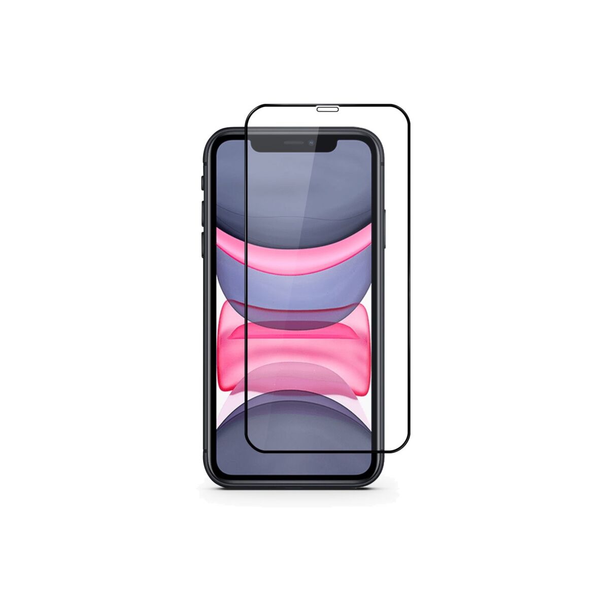 Ochranné sklo iSTYLE 3D+ GLASS iPhone XR / iPhone 11 - černé - iSTYLE CZ