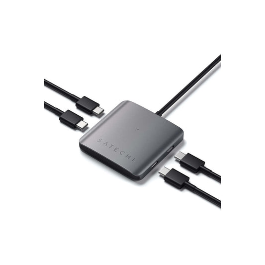 Replikátor portů Satechi 4x USB-C až 5 Gbps - vesmírně šedý - iSTYLE CZ