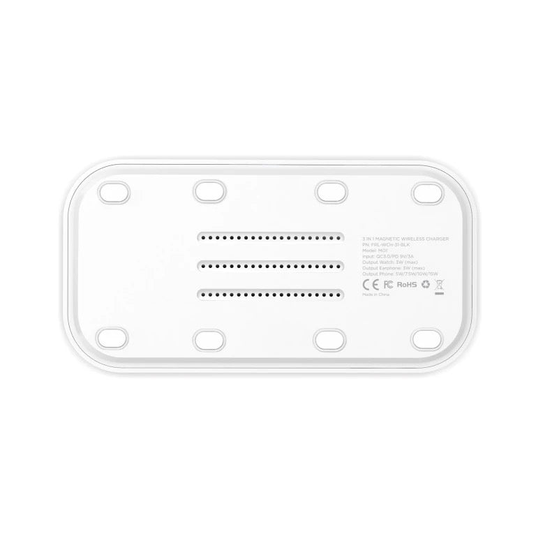 Bezdrátová nabíječka Mobile Origin 3in1 Wireless Charger - bílá - iSTYLE CZ