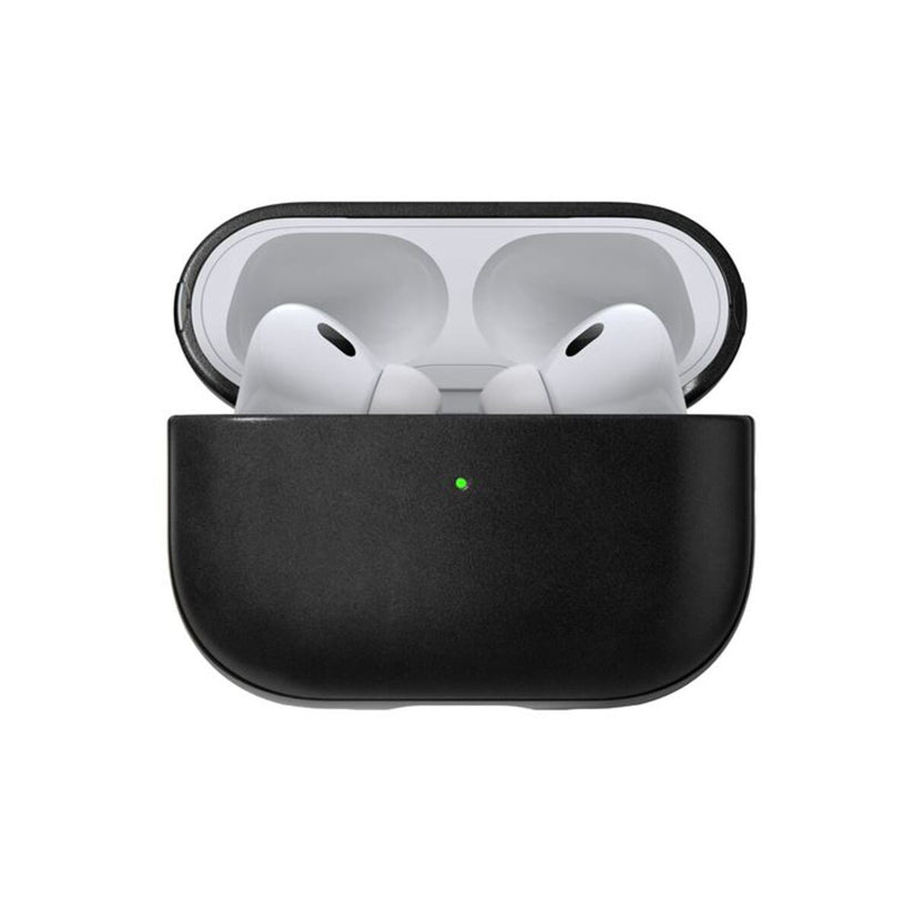 Kožené pouzdro pro AirPods Pro 2. gen Nomad Leather Case - černé - iSTYLE CZ